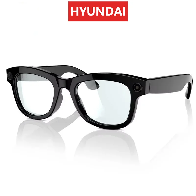 HYUNDAI M01 New Smart Glasses AI Headphones HD 1080p Polarized  Sunglasses Video Conference Recording Safety Sports DVR Camera