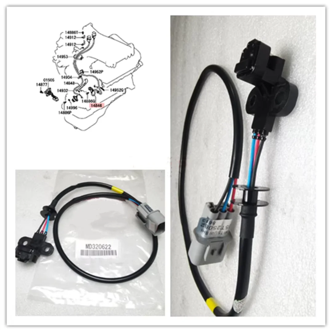 6G72 Engine Camshaft Position Sensor For Pajero Montero K96W V23W V25W V33W V43W V45W J5T25082 MD320622 MD303650