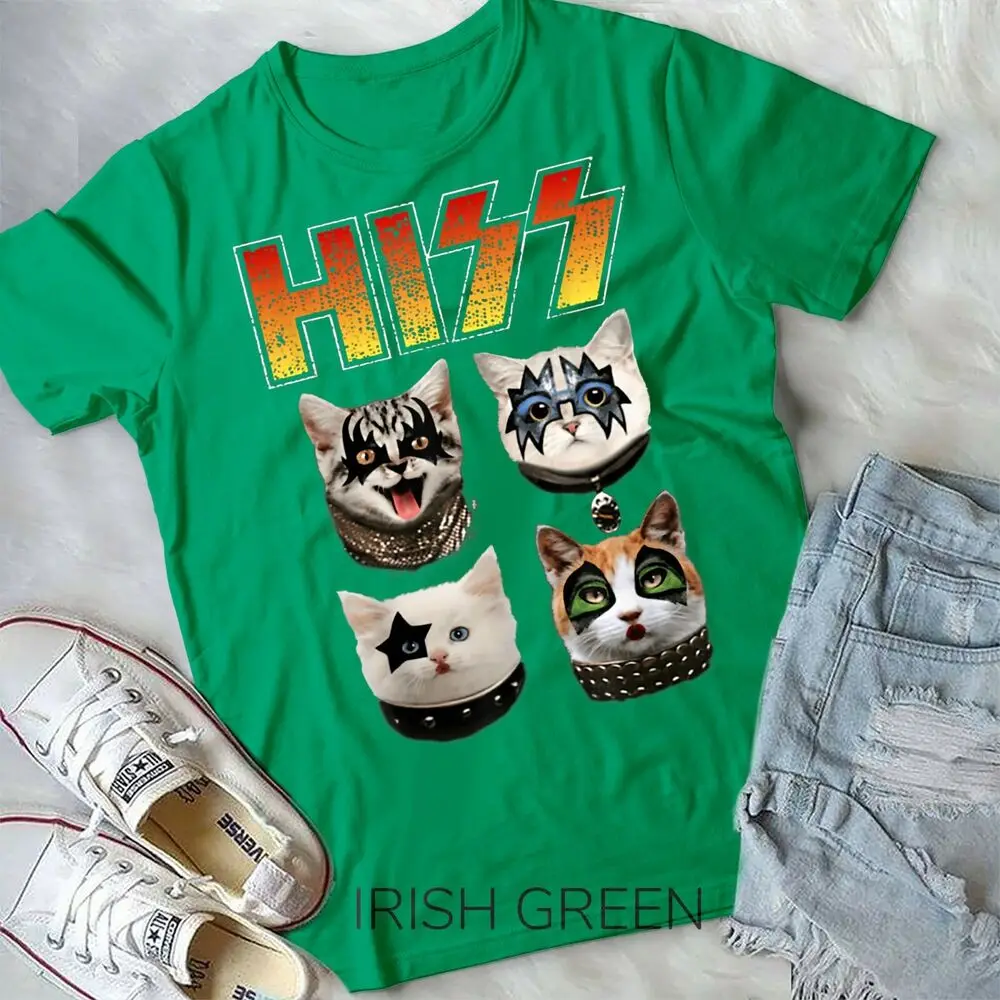 Hiss Funny Cat Lover Unisex Form T-Shirt