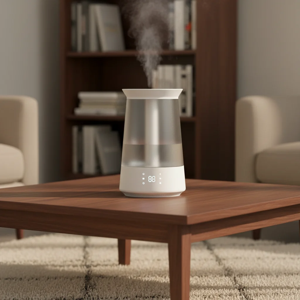 Popular 6L Portable Electric Humidifier Warm Mist Control Light Simplicity Indoor Air Humidifier