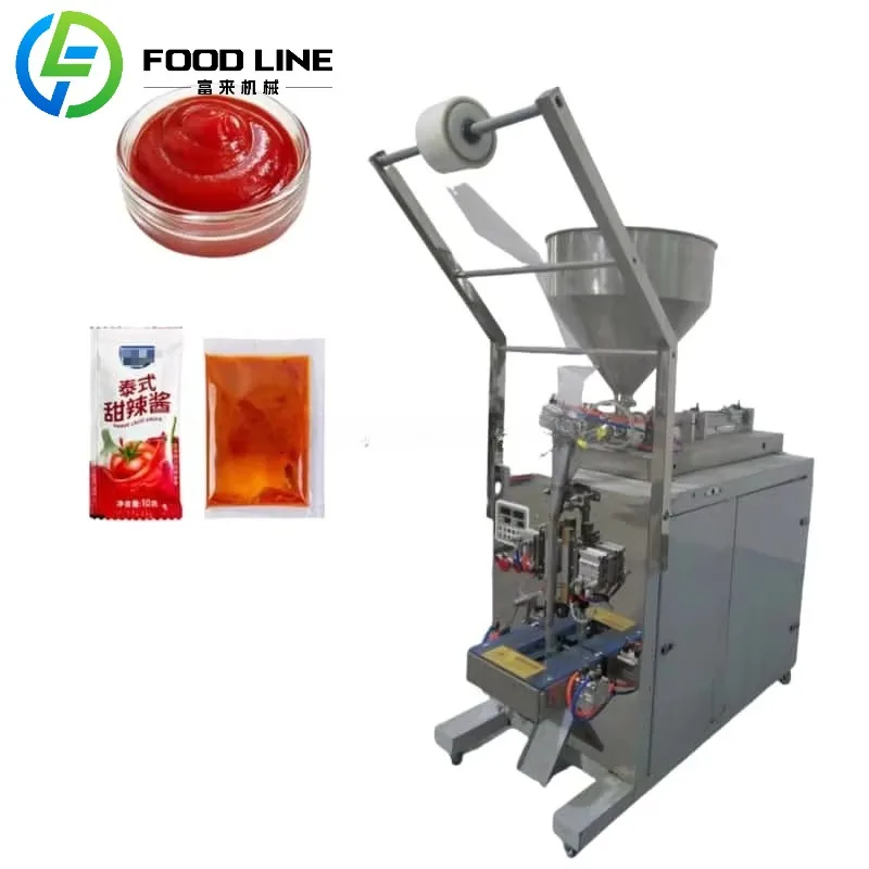Best Sellers Honey Pack Sauce Paste or Viscous Liquid Yogurt Tomato Paste Ketchup Butter Chocolate bar Packaging Machine