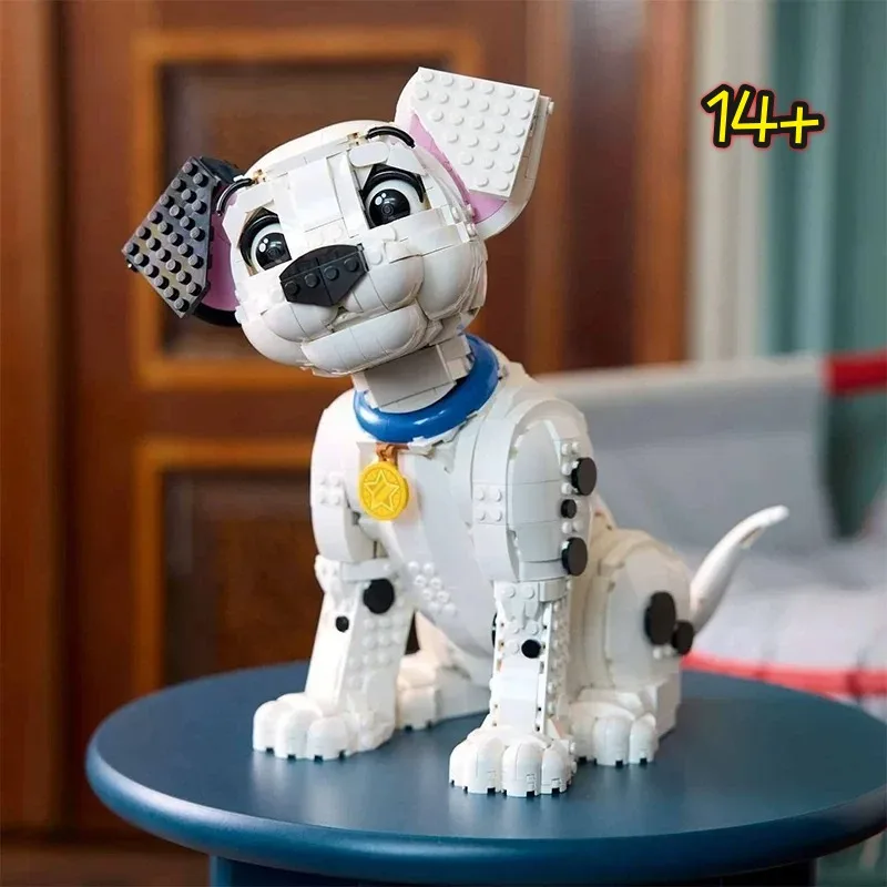 

Новый конструктор Disney 43269 «101 далматинец»: анимированная модель щенка, игрушка, подарок на день рождения, Рождество, сувениры для вечеринок