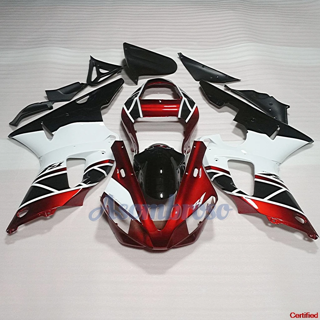 

Комплект пластиковых обтекателей для мотоцикла Yamaha YZF R1 00 01 YZFR1 2000 2001 Комплект обтекателей