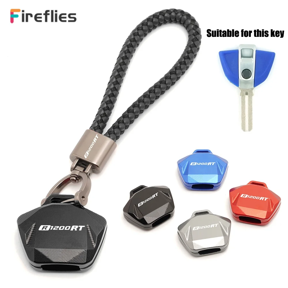 For BMW R1200RT R1200 RT R 1200RT CNC Accessories Motorcycle Key Shell Key Case Cover Key Chain Keyring