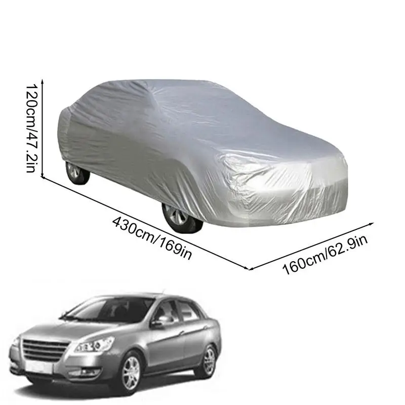 Full Exterior Covers Car Outdoor Protection Rain Frost Snow Dust Waterproof All Weather Universall Car Covers Car Accessory