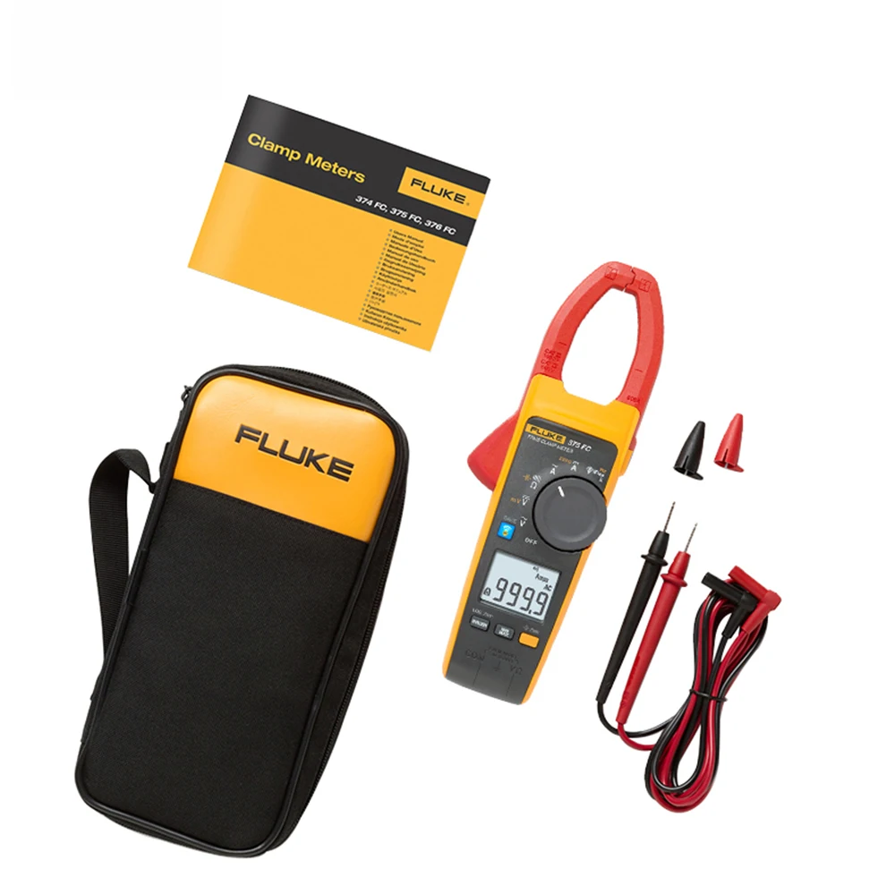 Fluke 374 FC True-RMS Clamp Meters AC/DC Voltage Resistance Capacitance Clamp Meter