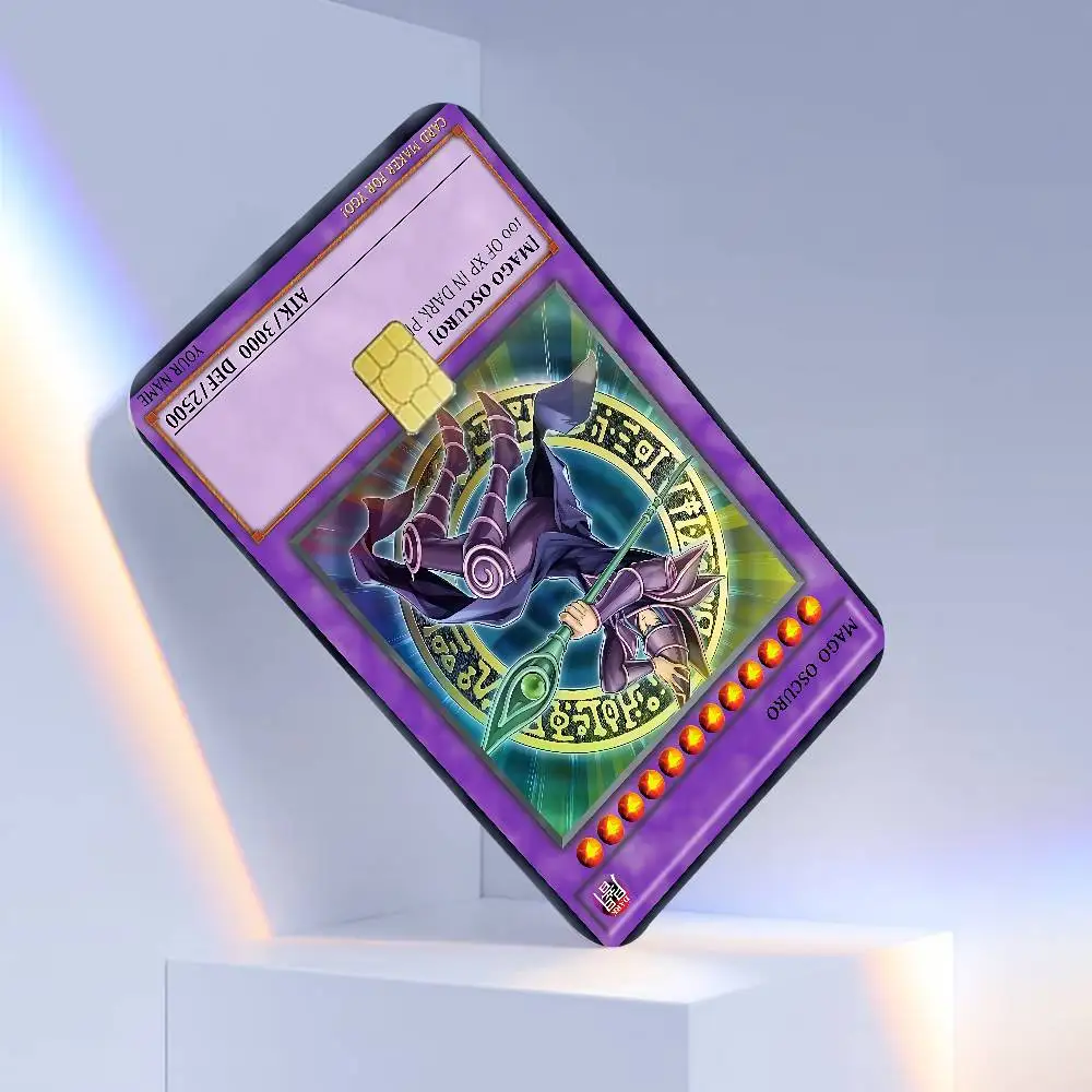 Yu-Gi-Oh MONSTER CARD Different Styles Poker Sticker Film Tape Skin For Credit Card Debit Card Big Chip view 2