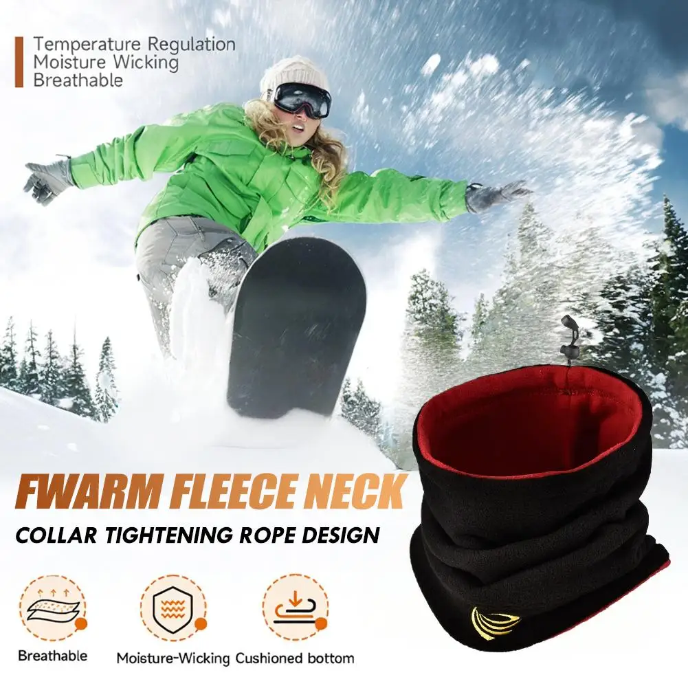 الشتاء الرقبة أدفأ الجراب وشاح يندبروف الدراجات باندانا الوجه تشغيل نصف التخييم الرياضة قناع التزلج على الجليد المشي لمسافات طويلة U3T9 #6