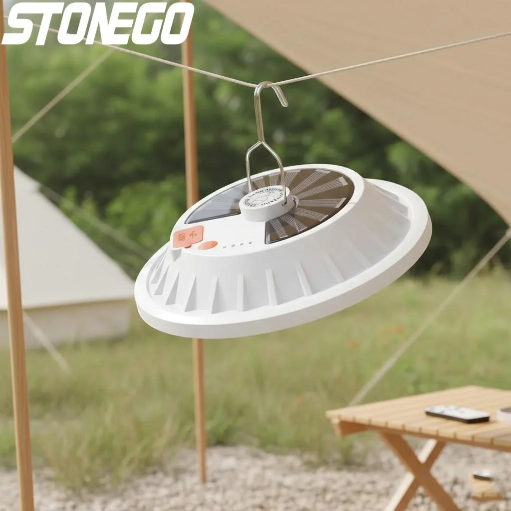 Solar Powered Waterproof LED Outdoor Light Energy Saving Garden Lighting Portable Camping Lantern