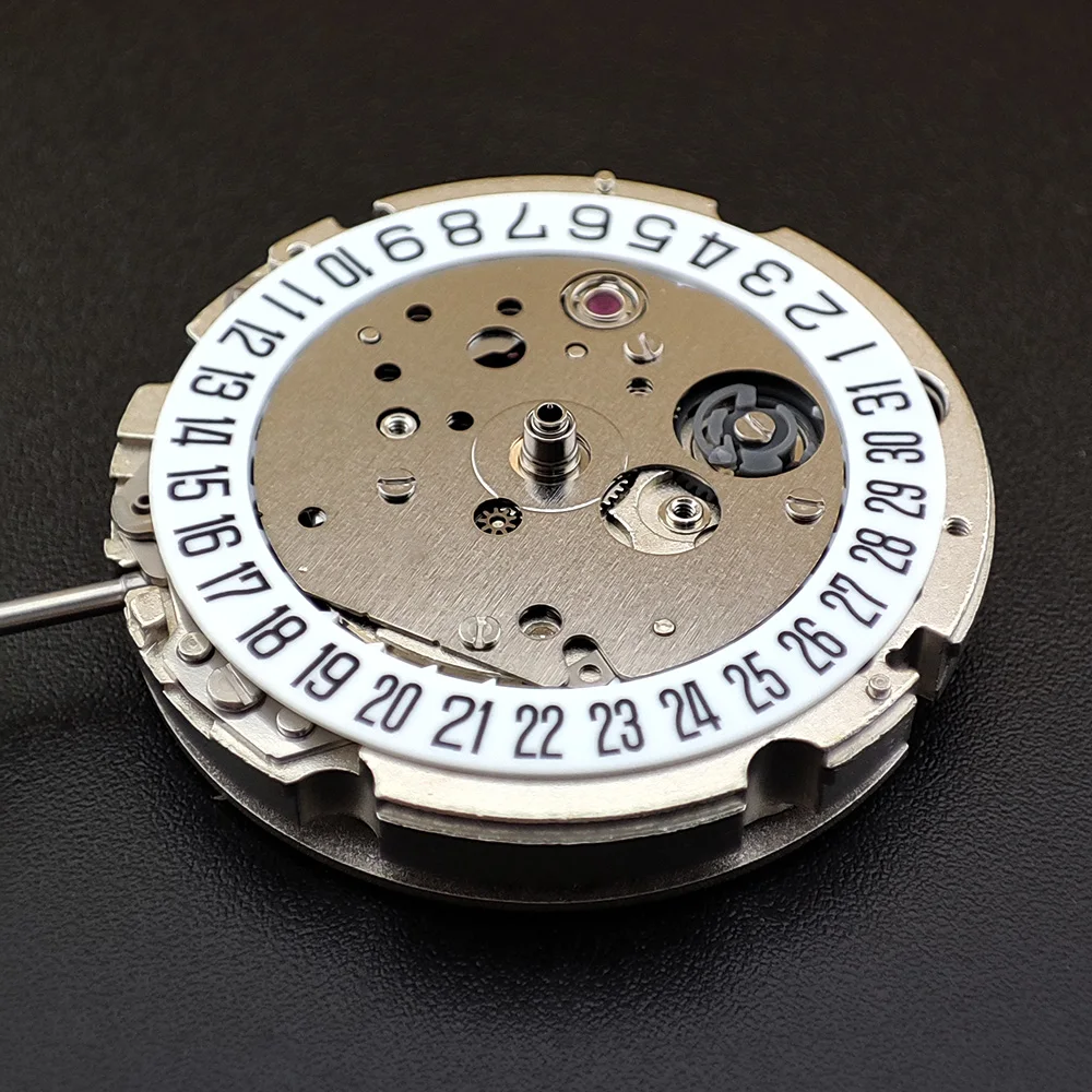 حركة Miyota8215 موضع الساعة 6 حركة ميكانيكية أصلية عجلة التاريخ الأبيض حركة أوتوماتيكية ذاتية الملء عالية الدقة #4