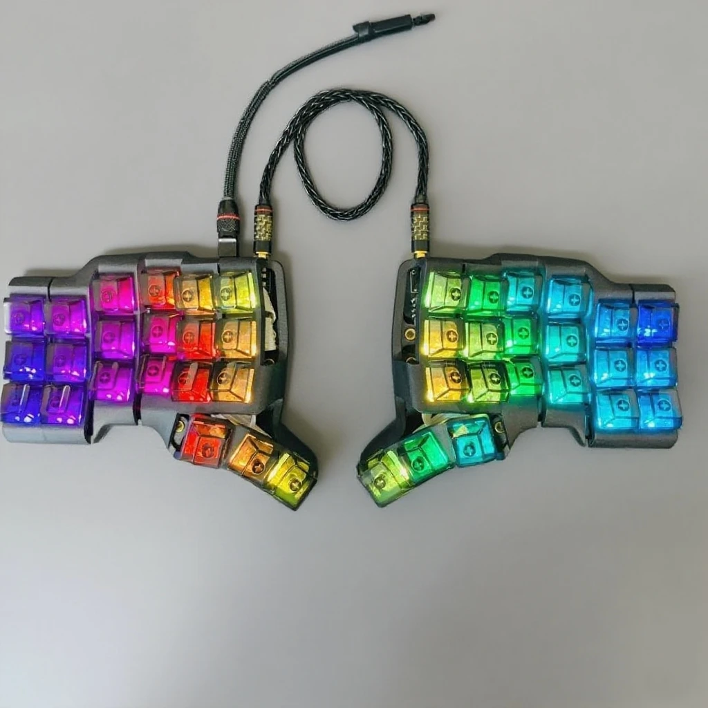 

TBK Mini 3×6 Split Keyboard Kit Wired/Wireless 3D Printing Custom RGB Hot-swap Ergonomic zmk Gaming Mechanical Keyboard PC Gift