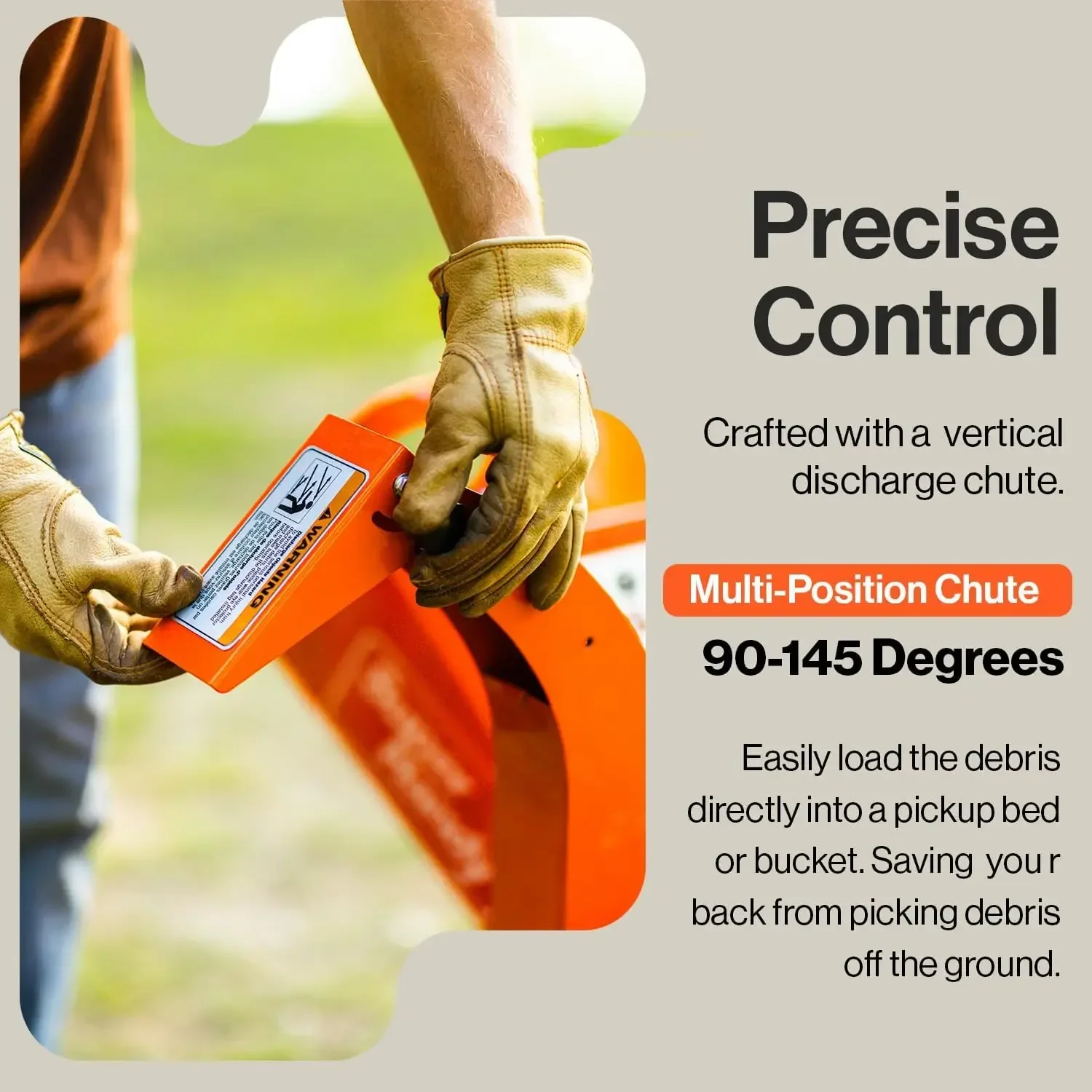 Mini Wood Chipper Shredder Mulcher Heavy Duty 7HP Compact Design 3" Inch Max Capacity