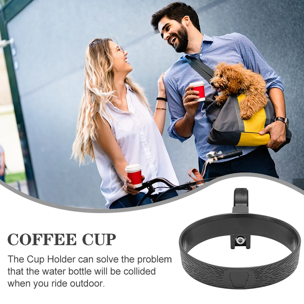 

Bike Cup Holder Easy Install Disassemble Durable Cycling Water Bottle Holder Coffee Cup Rack Bike Bottle Cage Rack for Coffee