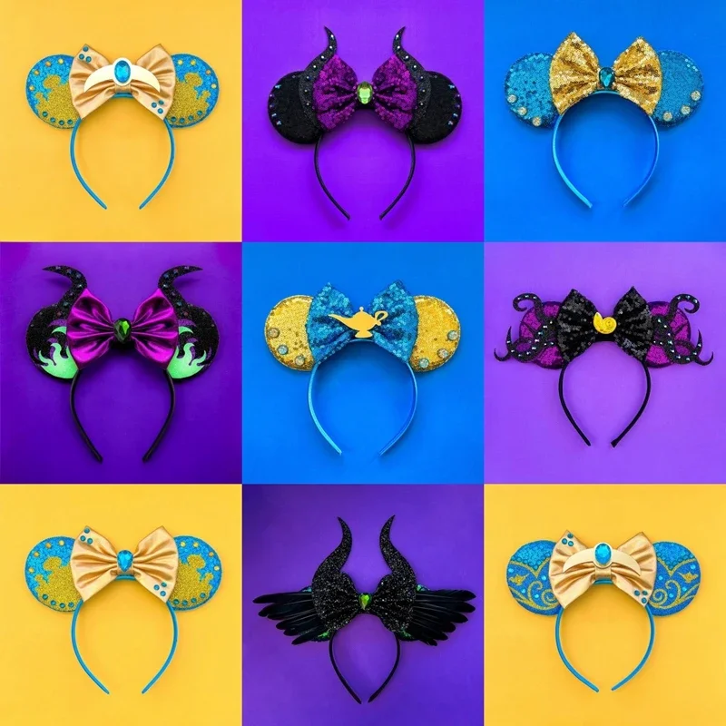 Disney Mickey Mouse Ear Headband for Adults Daisy Duck Hairbands Women Minnie Hair Accessories Pluto Piglet Headwear Girls Gifts