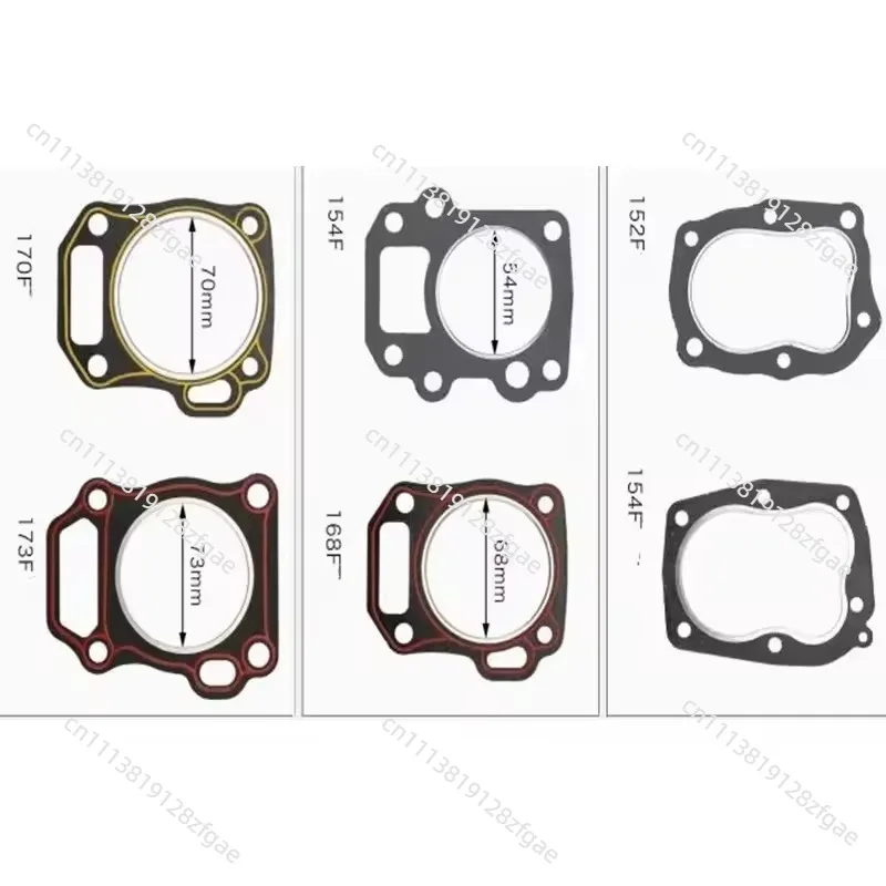 10pcs Cylinder Head Gasket for Honda 177F 190F 192F 170F 173F 152F 154F Chinese  Engine Generator Water Pump Parts