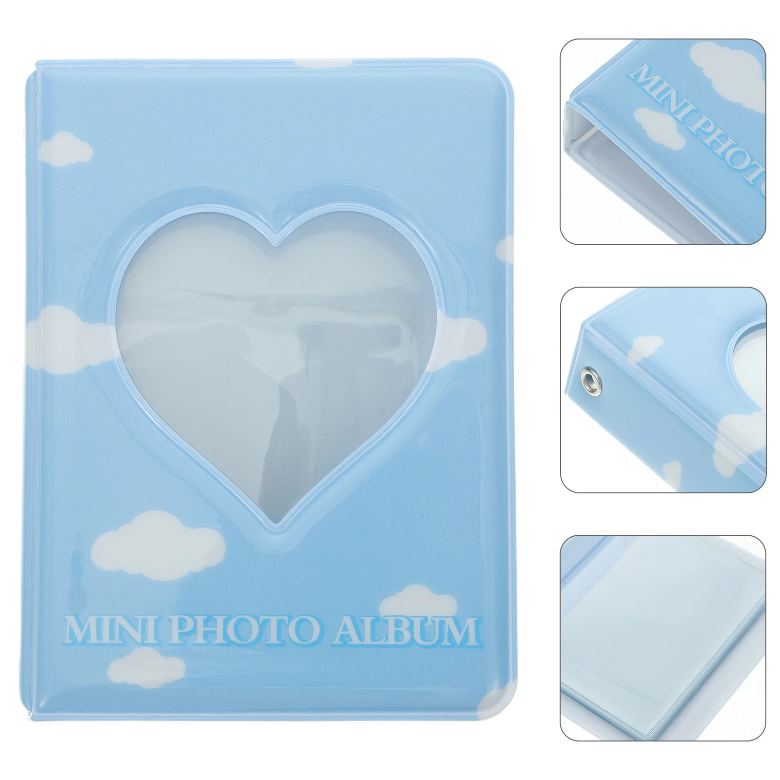 

Mini Photo Album Hollow Heart Small Photo Album Picture Cards Album Holder heart hollow photo album photo album holder