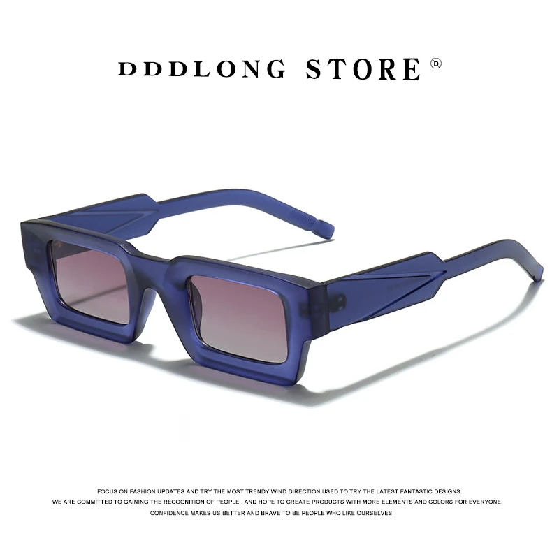 

DDDLONG Retro Fashion Y2K Punk Square Sunglasses Women Men Sun Glasses Classic Vintage UV400 Outdoor Shades D670