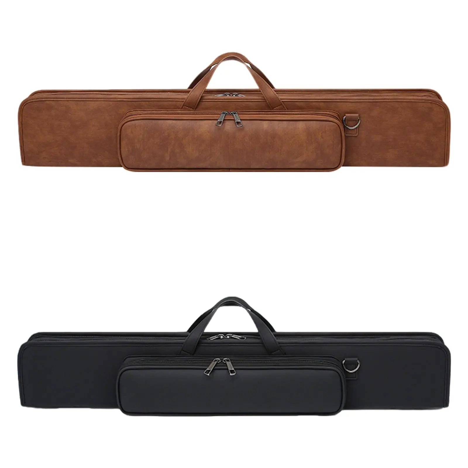 Pool Cue Case Pool Cue Carry Bag Anti Scratch Billiards Supplies Snooker Billiard Cue Cases 1/2 Cue Cases Protective Pouch