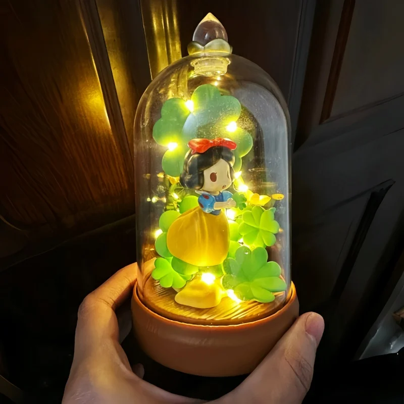 

New Arrival Disney Princess Baby Flowers And Shadows Blind Box Surprise Toys Lamp Mysterious Box Decor Desktop Kid Birthday Gift