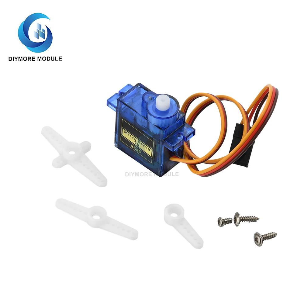 SG90 Servo 180/360 Degree Metal Free Gear Suitable For RC Robot Arm Servo Motor Toy Airplane