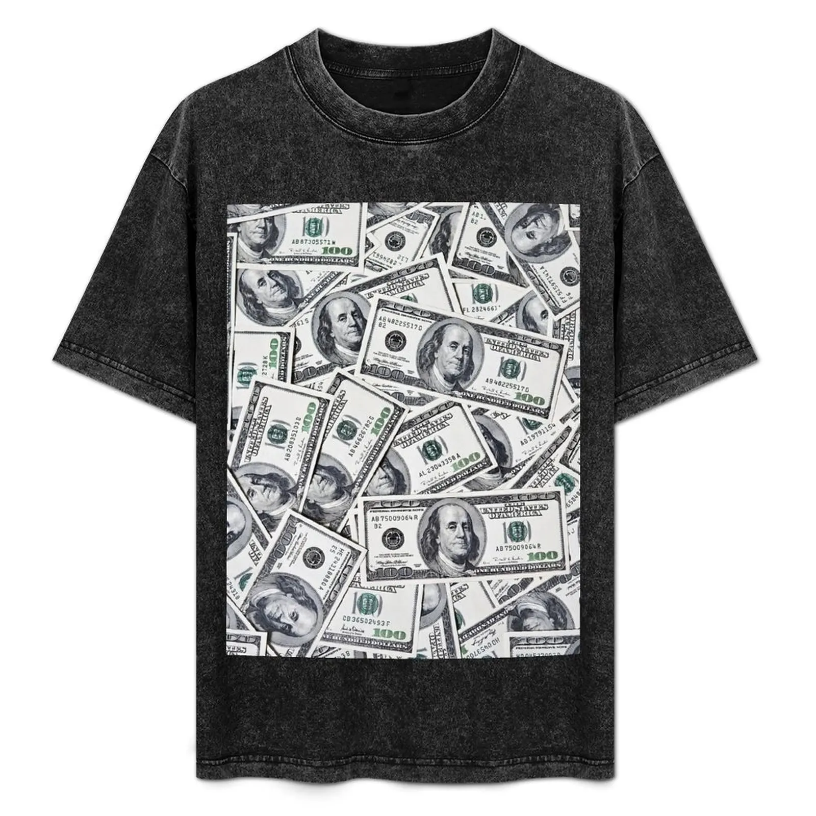 

hundred dollars bills T-Shirt graphics summer top anime figures summer shirt t shirt men 100℅ cotton