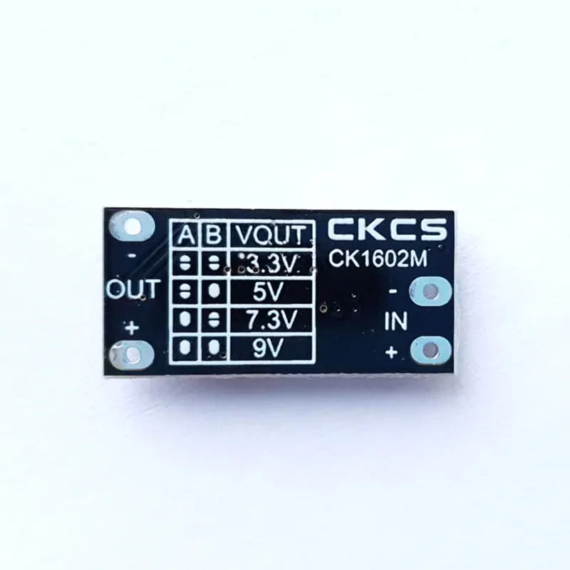 12V to 5V Mini DC-DC Step-down Module, 2A, Supports 9V/7.3V/5V/3.3V Output