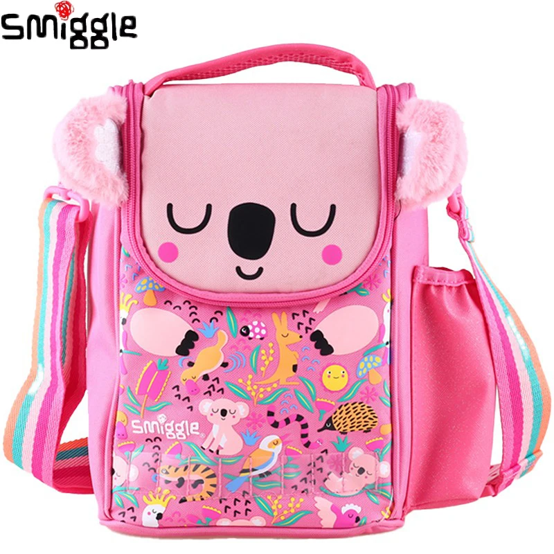 Australia Smiggle Original Lunch Bag Girls Kids Crossbody Bag Koala Cute Waterproof Bento heat preservation Bag Shoulder Bags