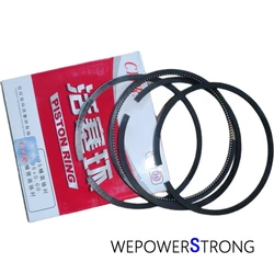 Piston Rings Set Fits for Changchai Or Similar ZS1100 1105 1110 L24 L28 1115 1125 1130 Single Cylinder Water Cool Diesel Engine