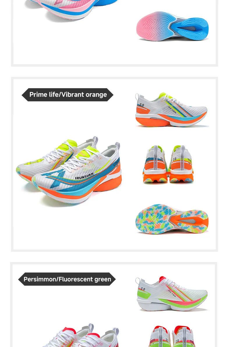 IRUNSVAN Shadow Wing 2.0 Marathon-Sport-Laufschuhe, leicht, sportlich, rutschfest, professioneller Full Palm Carbon Plate Sneaker – Detail 40