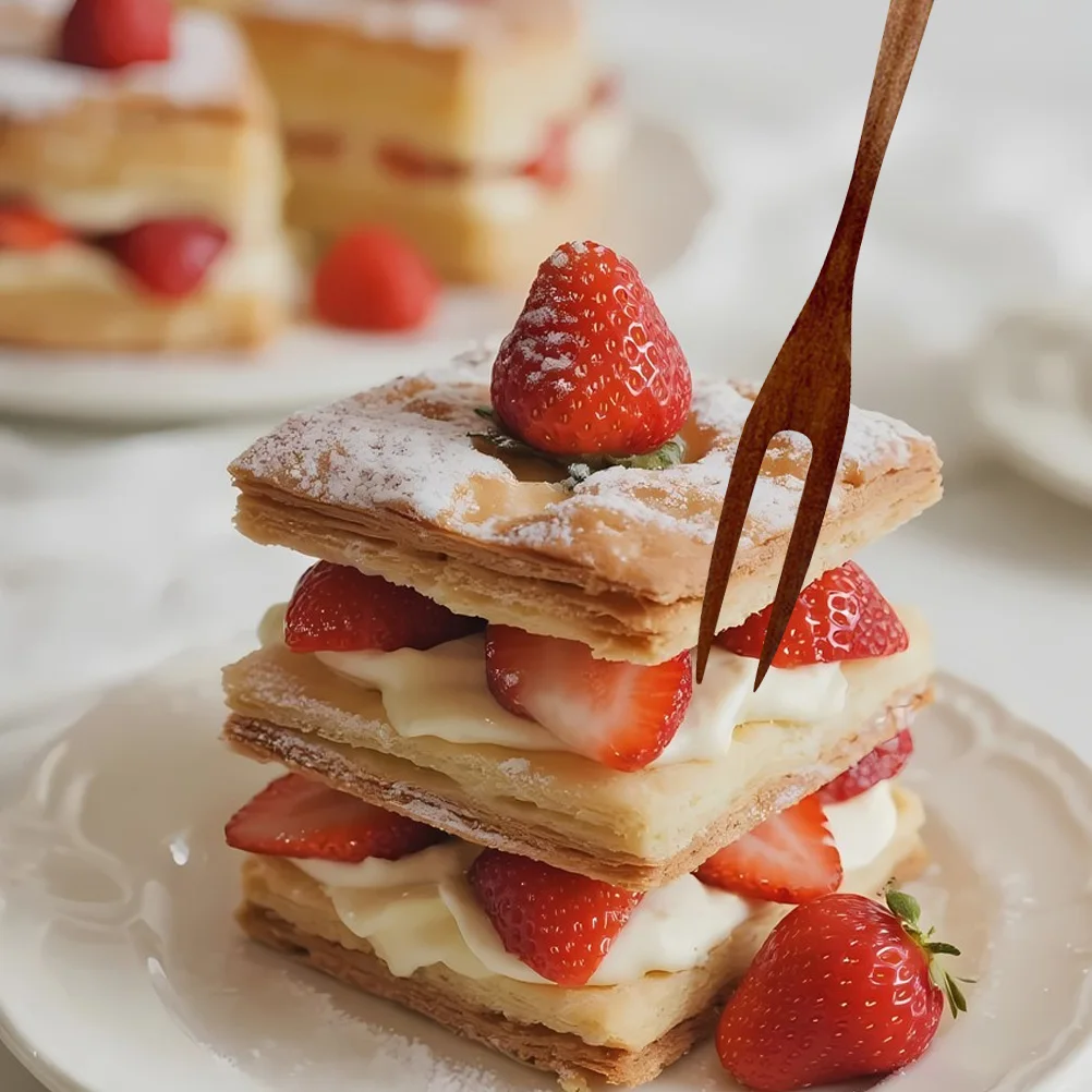 

2pcs Fruit Forks Natural Wood Mini Food Pick Forks For Dessert Cake Appetizer Buffet Double Prong Pastry Finger Food Olive Fork