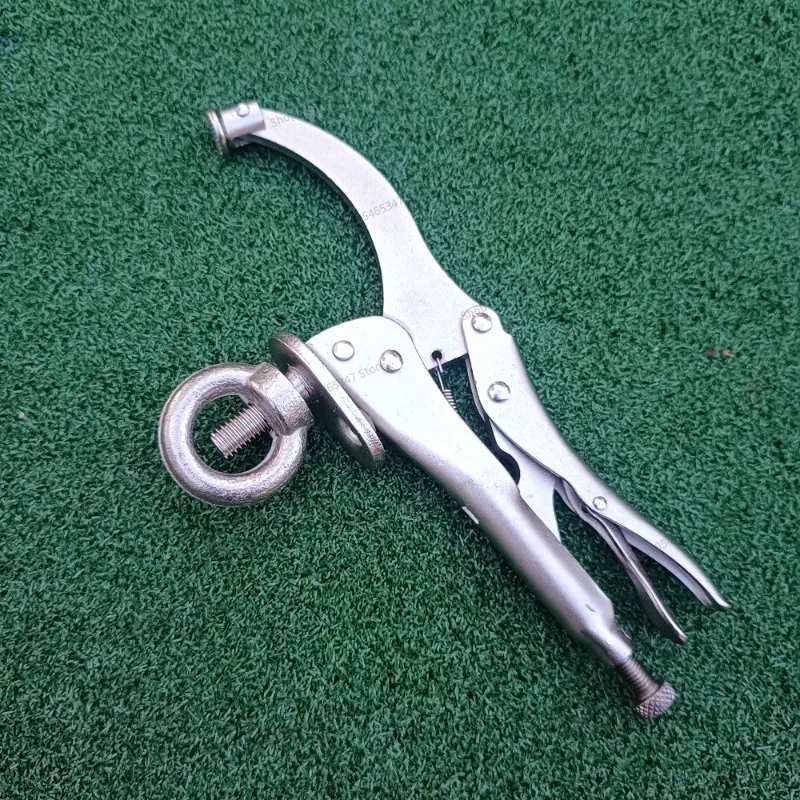9-Inch Bench Drill Clamp Powerful Pliers Clamping Fixture for Bench Drill Countertop Fixing Clamp Block Force12-inch Bench Drill