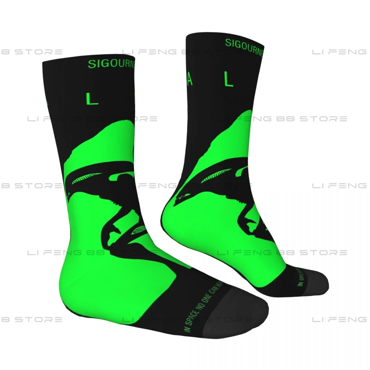 Alien Movie Xenomorph Men Women Socks Outdoor Novelty Spring Summer Autumn Winter Stockings Gift