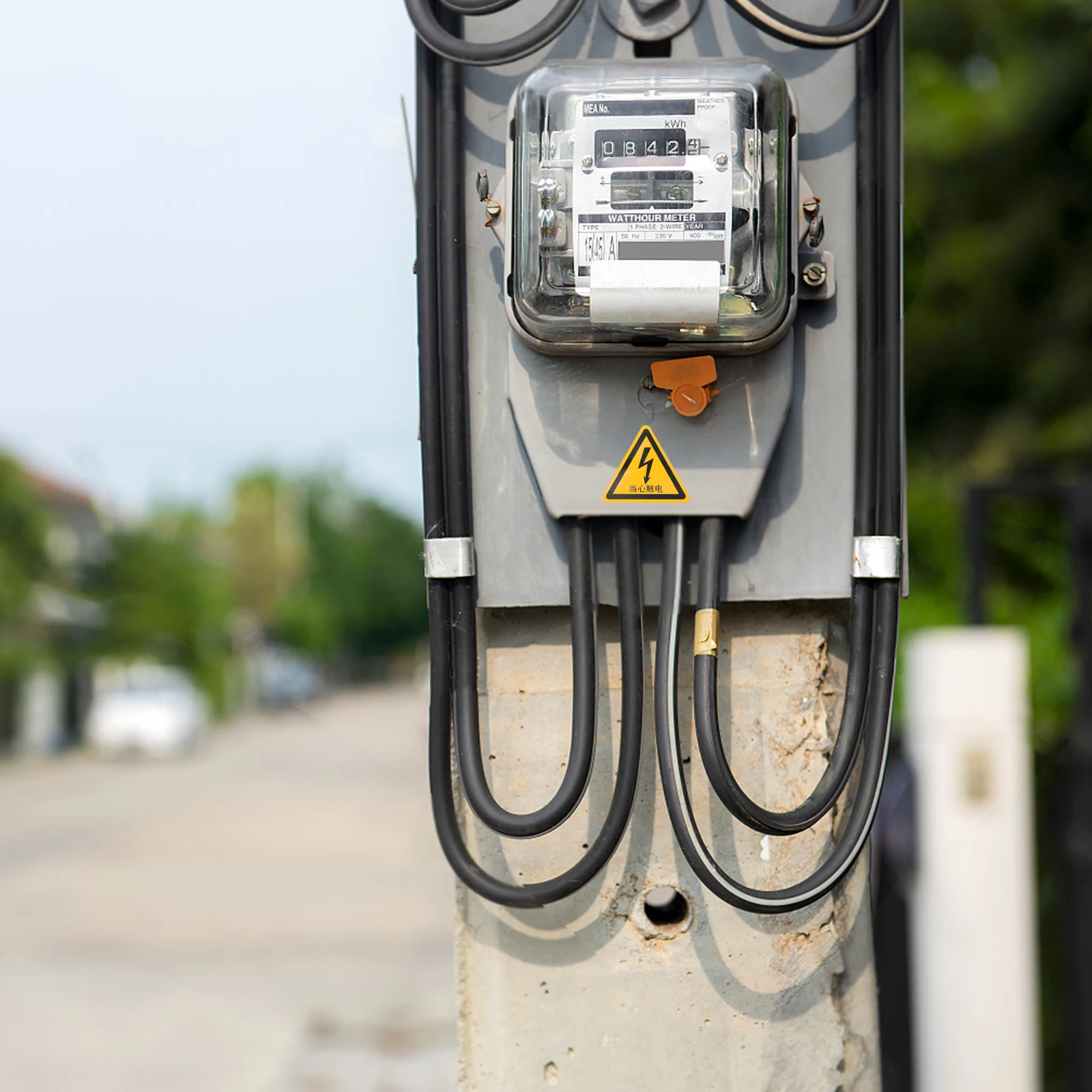 10 Pcs Warning Signs Facility and Safety Industrial-warning-signs Sticker Stickers Electrical Panel Labels Store