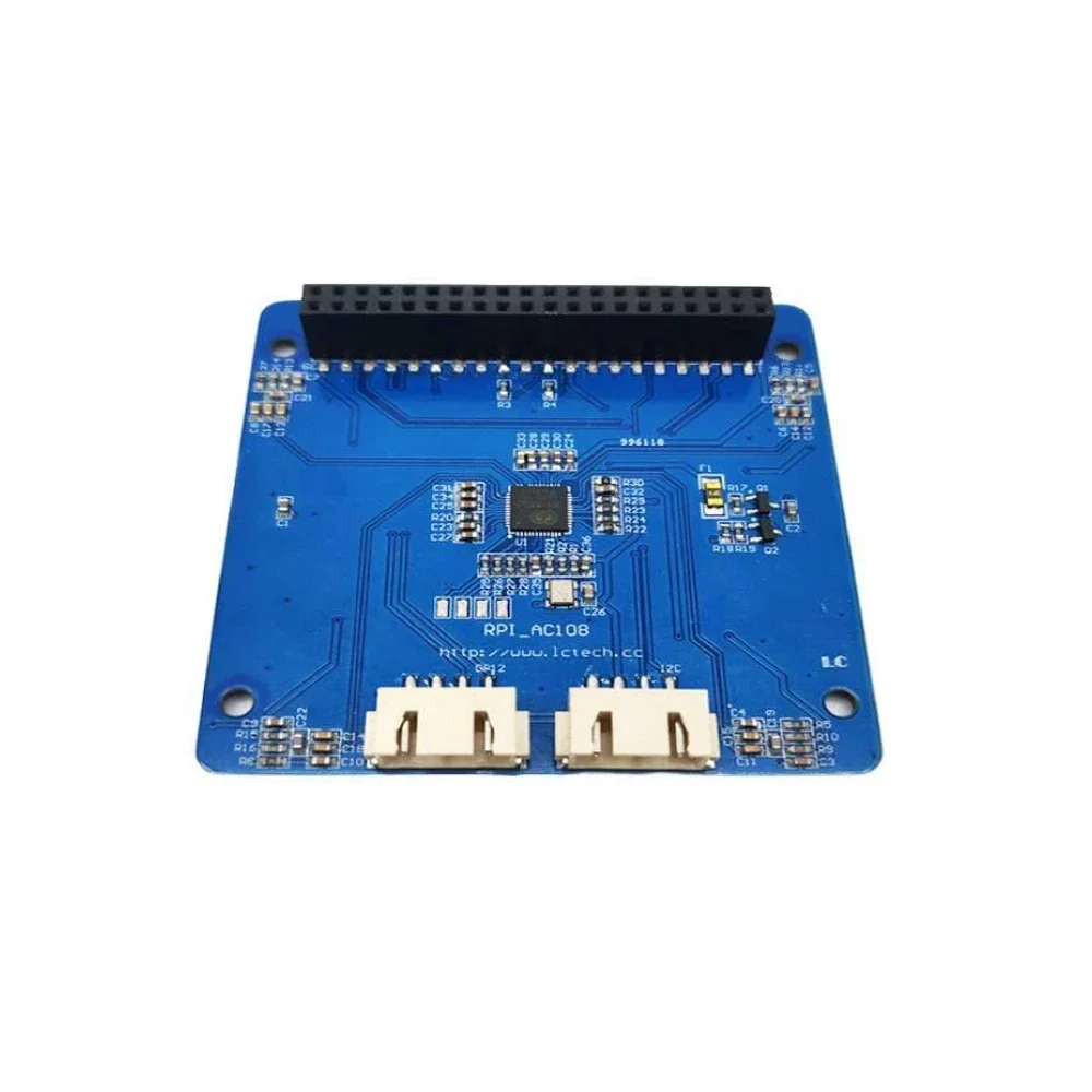 ReSpeaker Voice Recognition Module for Raspberry Pi AC108 Audio Decoder 4 Mic Array APA102 LED I2S I2C