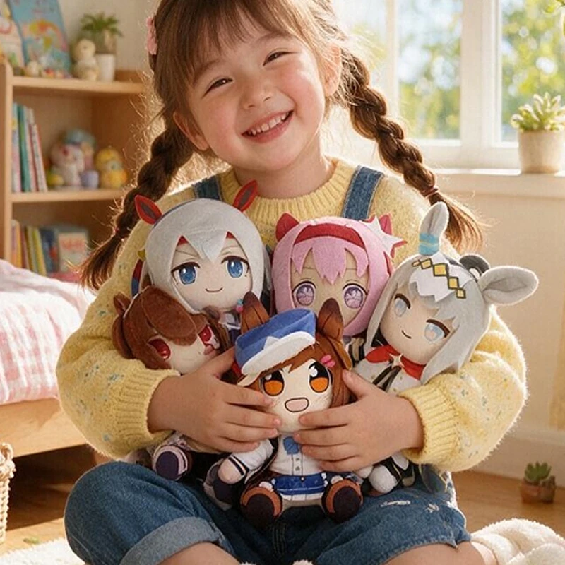 30cm Uma Musume Plush Toy Anime Pretty Derby Character Merchandise Rice Shower Oguri Cap Maruzensky Toys Birthday Xmas Gift