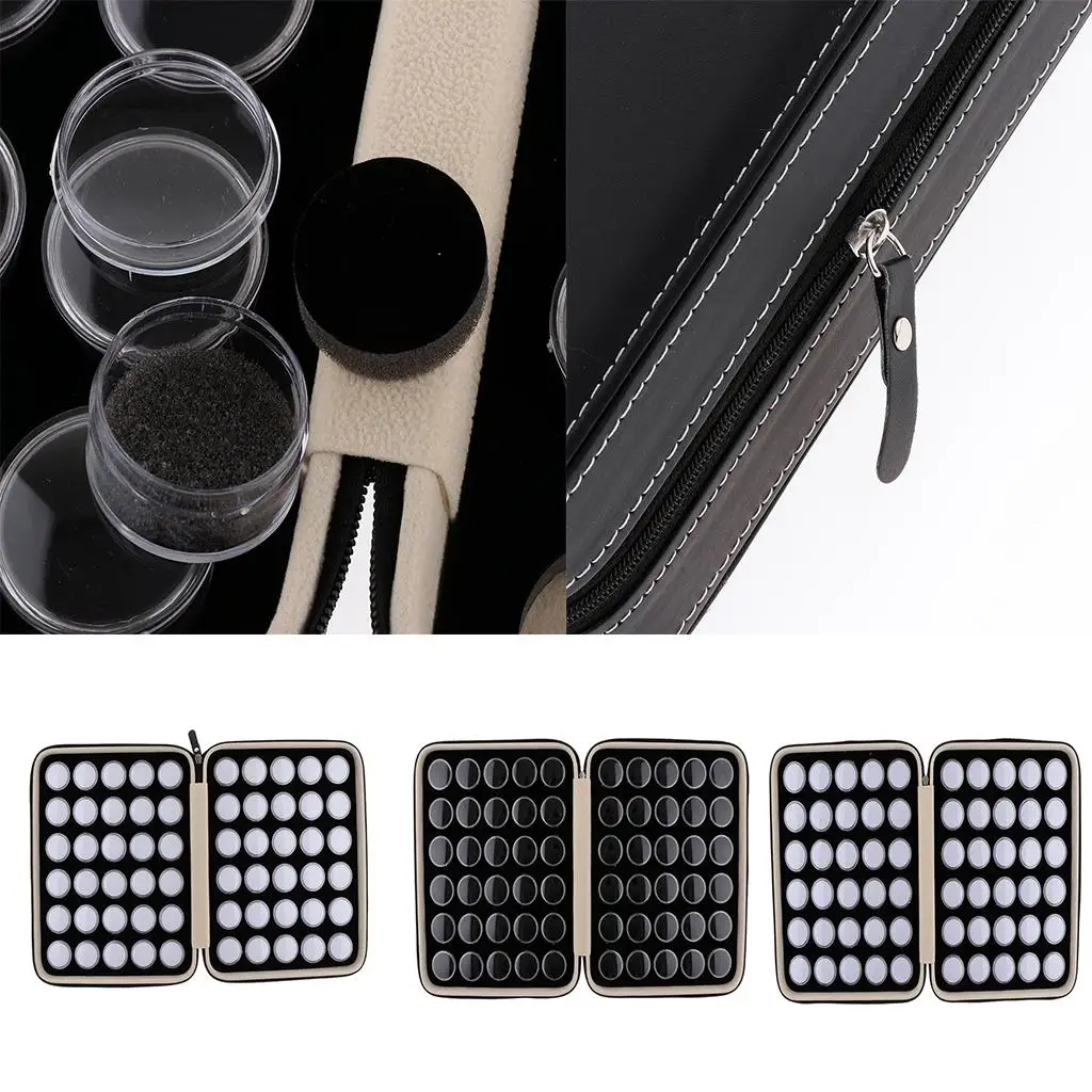 60Grids Gemstone Gem Diamond Storage Carrying Box Organizer Case Container