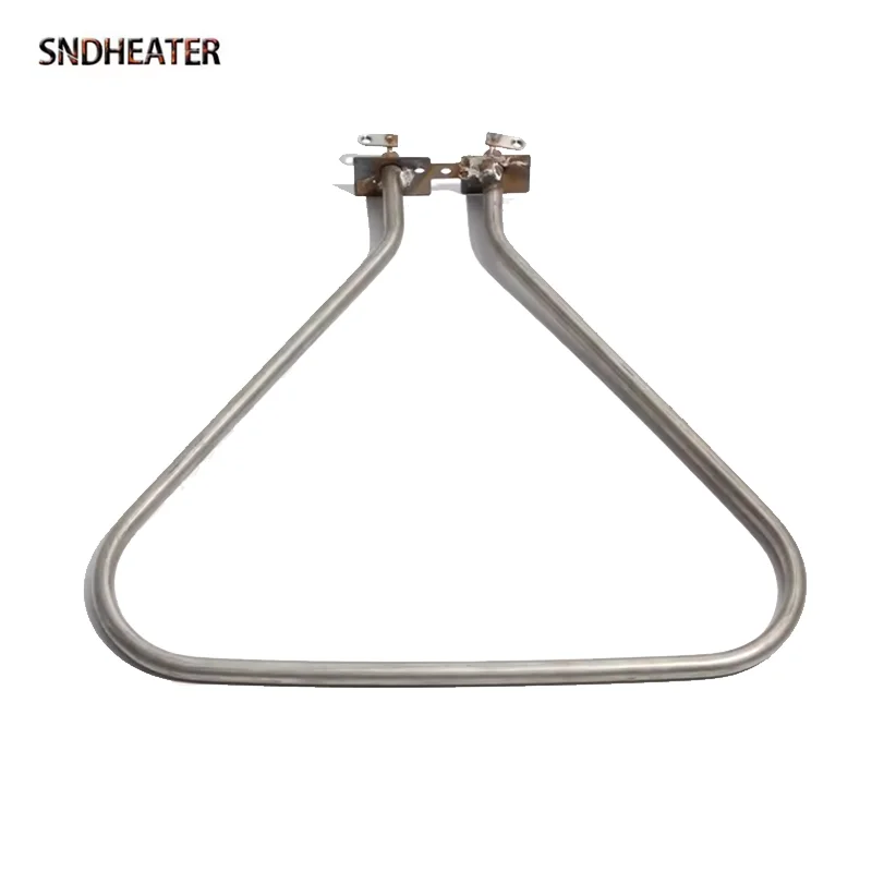 SNDHEATER Triangle Fast Heating Element SS304 Anti-rust 220V 2KW Electric Framework Heater Resistance 250MM for Hair Machine