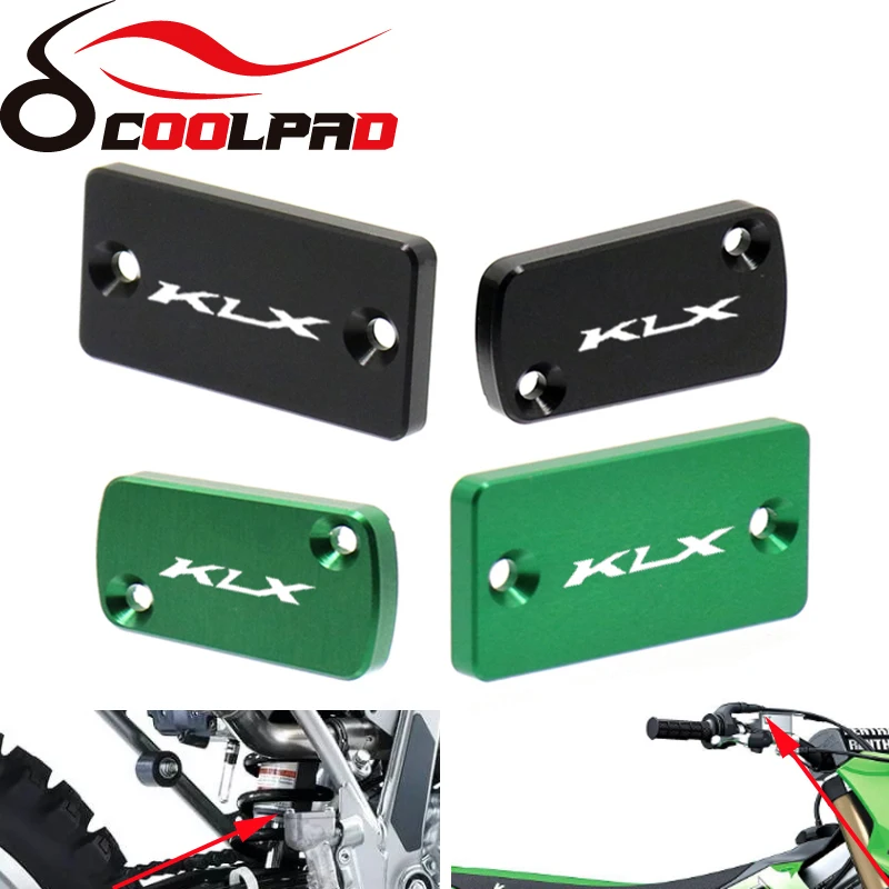 Brake Cylinder Reservoir Covers For KAWASAKI KLX300R 2020-2023 KLX 300 R 2021 Motorcycle Accessories Front Rear Brake Pump Cap