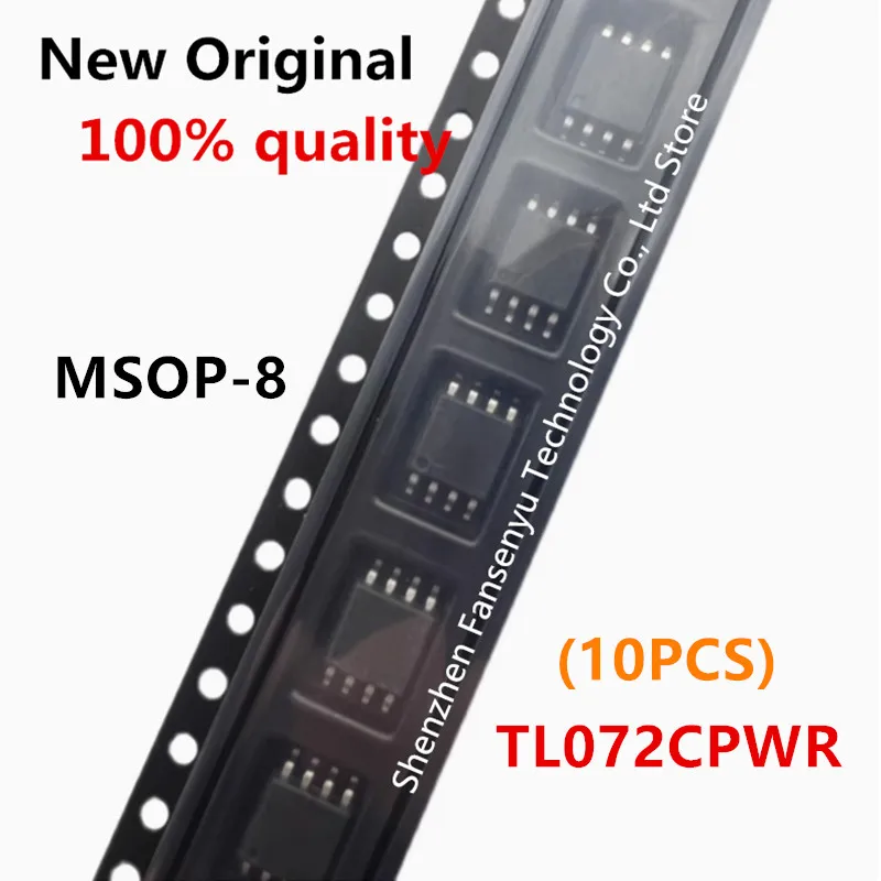 (10piece)100% New TL072CPWR TL072CPW TL072 T072 msop-8