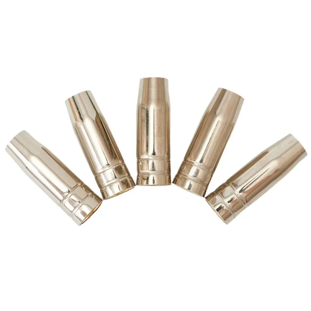 

5 PCS Conical Nozzle Guards Gas Nozzle MIG MAG Welding Gun Tip Nozzle Shield Cup For MB15 MIG Welding Soldering Torches