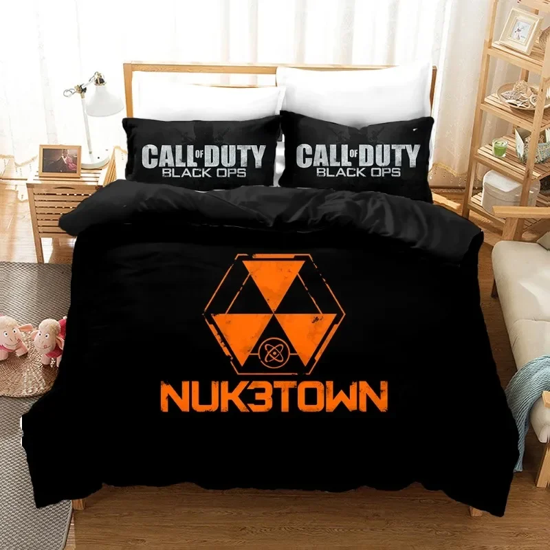 Game Call Duty 3D Printed Duvet Case Pillowcase Bedding Set Twin Full King Size for Kids Adults Bedroom Decor