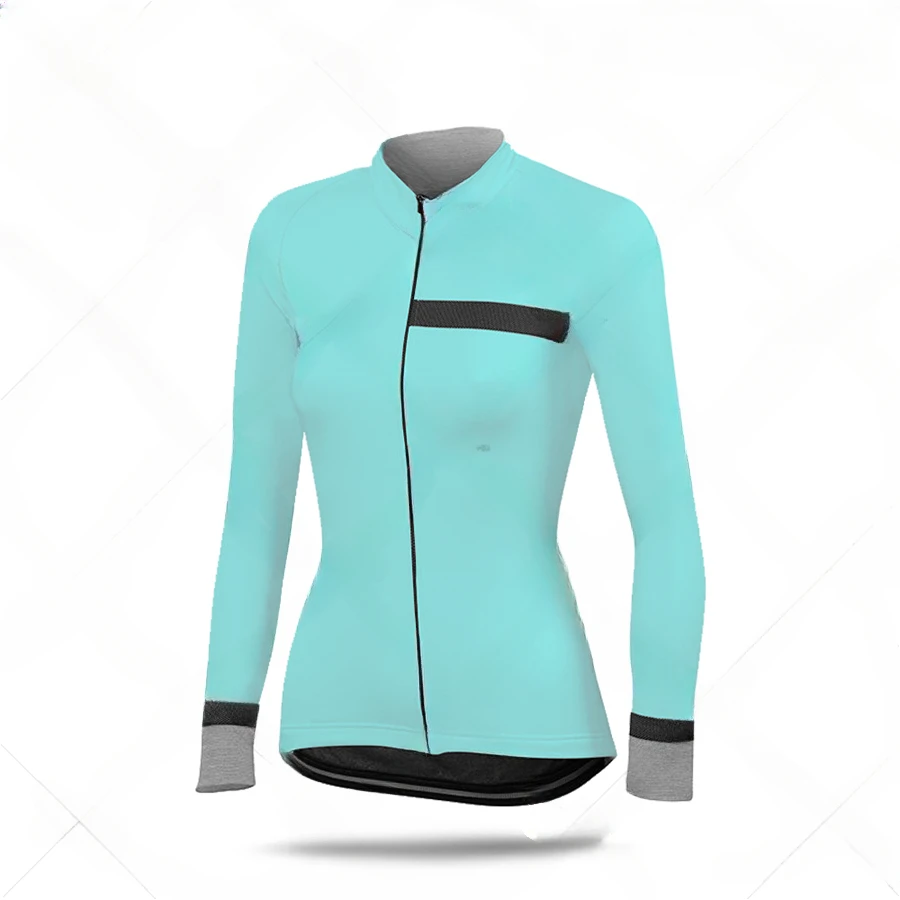 Woman Summer Cycling Jersey Thermal Long Sleeve Clothing Lady MTB Racing Clothes Training Uniform Maillot Ciclismo