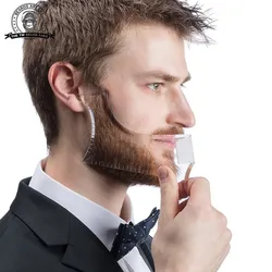 Beard Shaping Styling Tool With Comb for Perfect Line Up Moustache Moulding Comb for Neck Line Work with Clippers or Razor