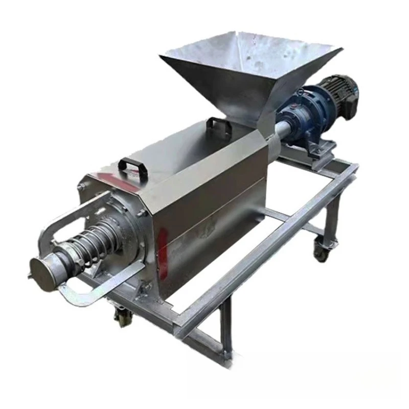 Pig manure dehydrator in pig farm, solid-liquid cow manure screw extruder, drying and separation