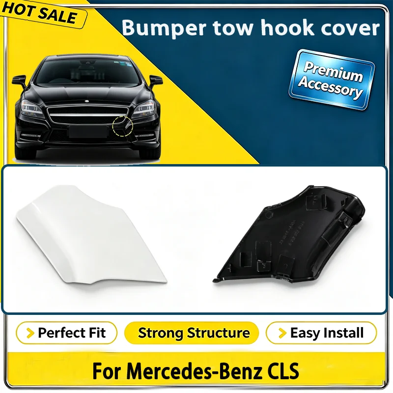 For Mercedes-Benz CLS W218 AMG Line 2011 2012 2013 Front Bumper Tow Hook Cap Towing Eye Cover A2188850326