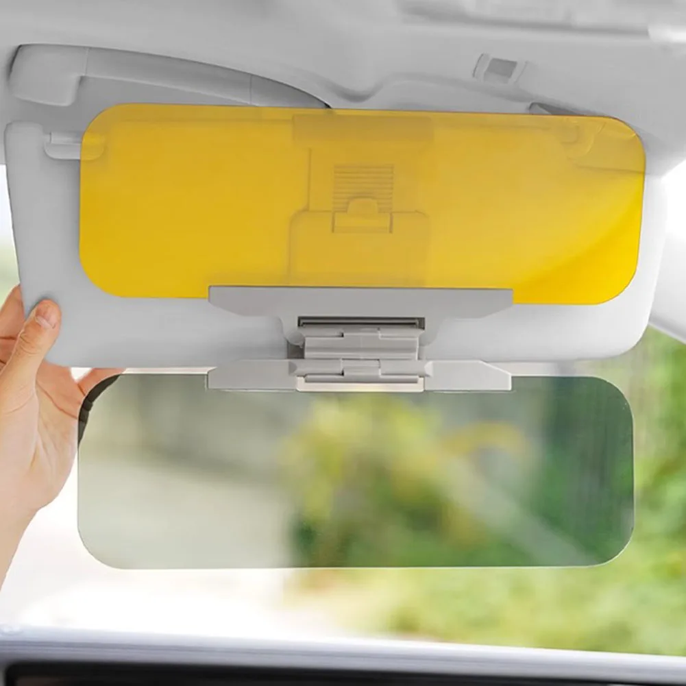 Retractable Car Sun Visor Extender Providing Extended Side Window Coverage to Eliminate Blind Spots While Driving