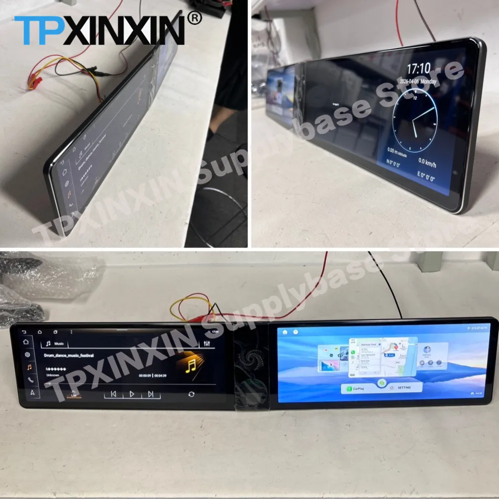 For Benz GLA GLA200 2016~2019 Android Dual screen interaction Car Radio Stereo Receiver Multimedia Player Navigation Head Unit