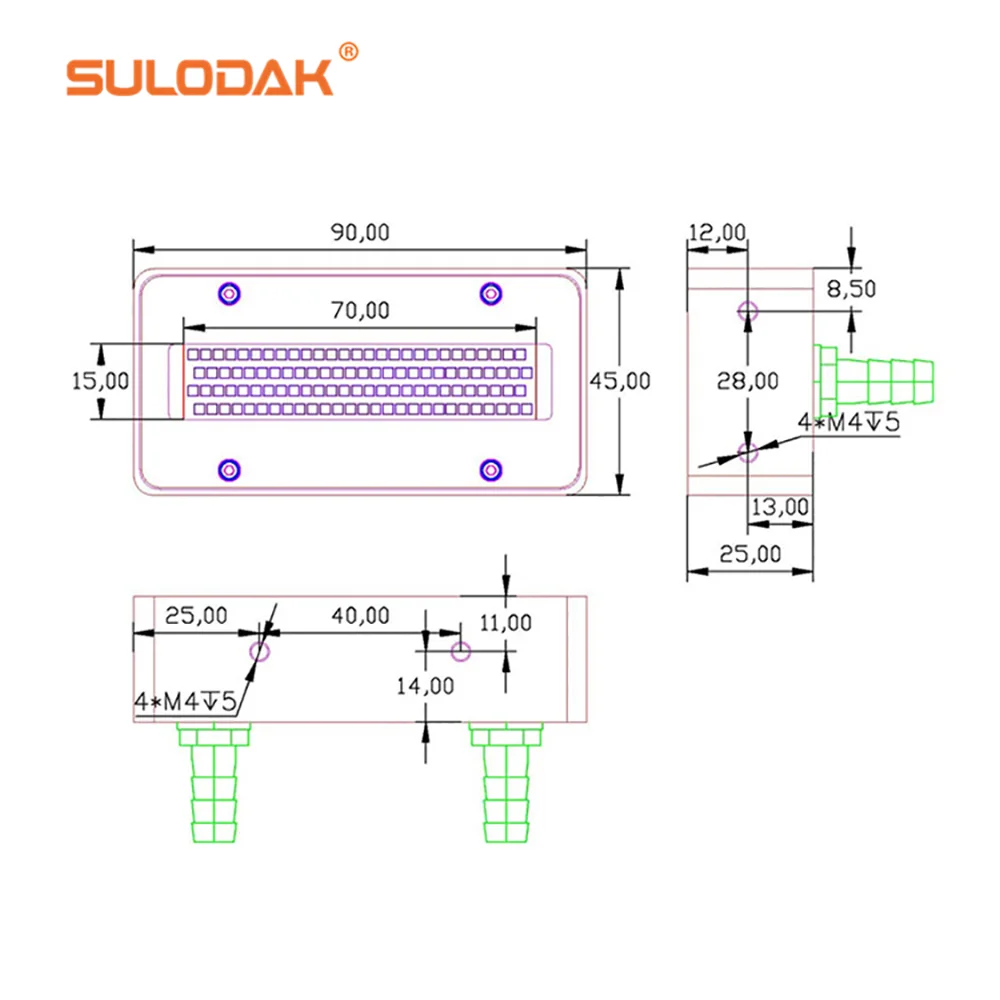 350W obszar napromieniowania 7015 LED lampa utwardzania atramentu 395nm 385nm dla drukarki Imaxcan Kingjet UV płaski panel drukarki one pass W