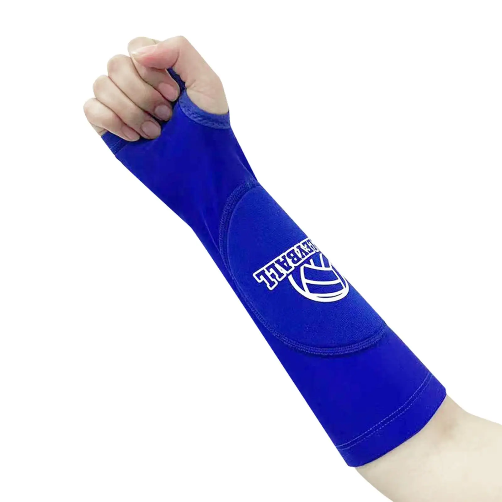 Guanti da allenamento con maniche da braccio da pallavolo 5x2 pezzi per lavoro di basket blu