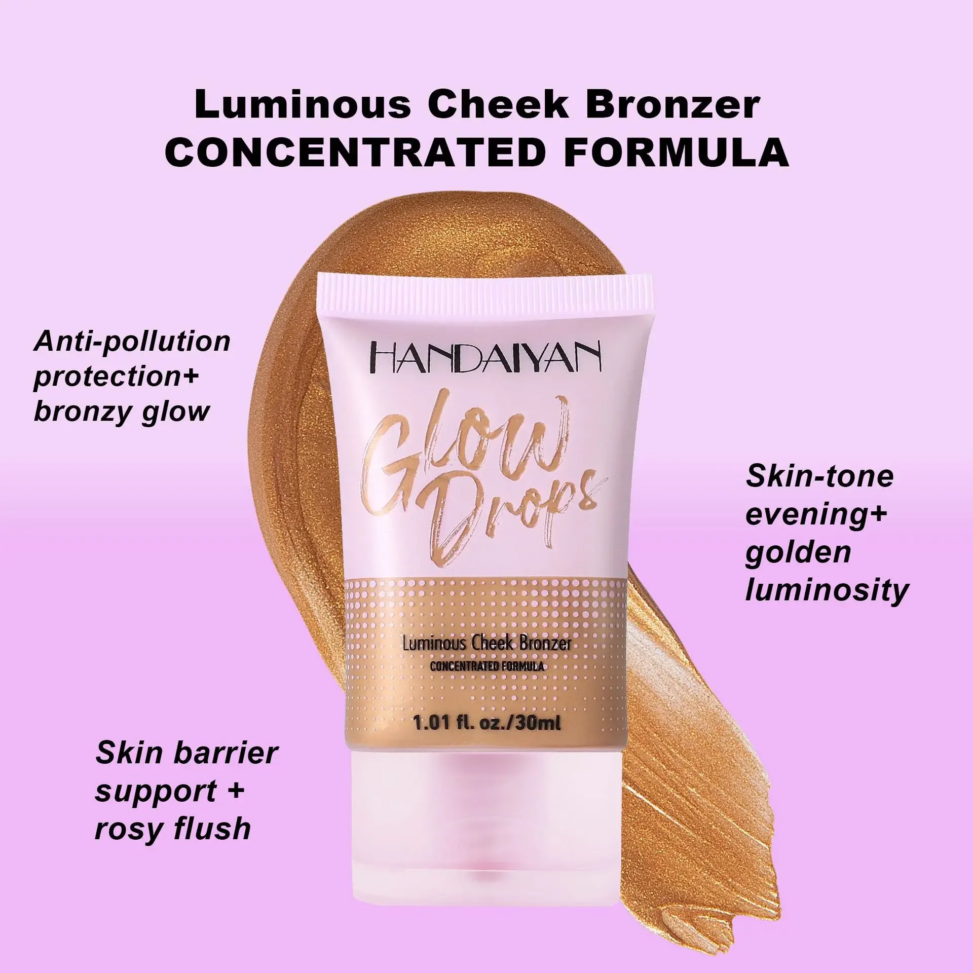 Tanning Vloeibare Foundation Crème Bestand Natuurlijke Tarwe Bronzer Glow Hoge Dekking Waterdichte Gezichtsbasis Vult Schoonheid Vrouwen Make-up